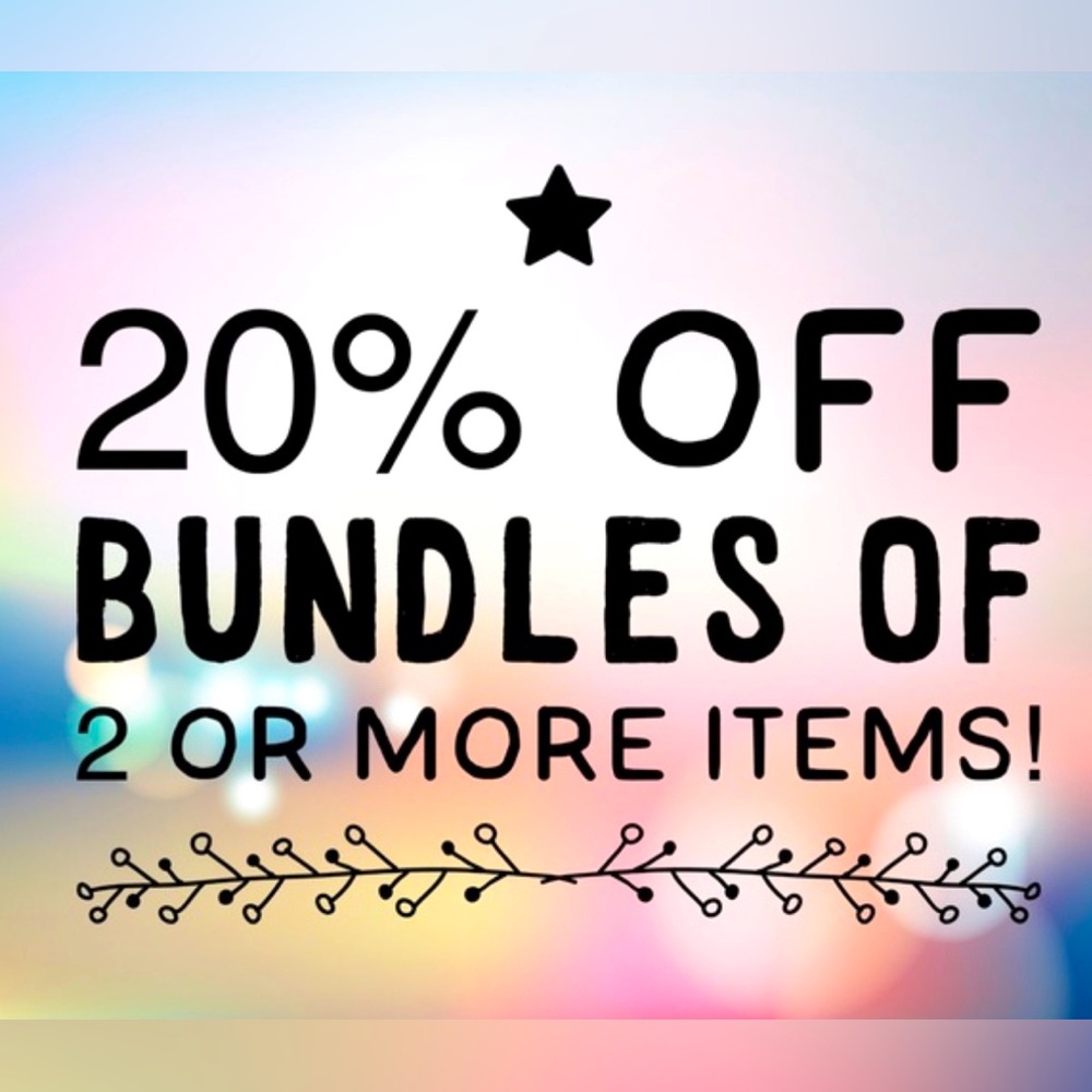 I love offers! 20% off bundles of two or more items